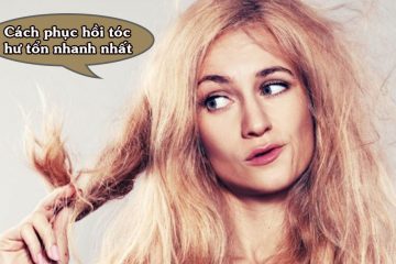 Cách phục hồi tóc hư tổn nặng nhanh nhất