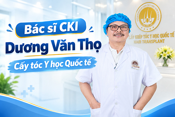 Bác sĩ CKI Dương Văn Thọ cấy tóc y học quốc tế có uy tín không