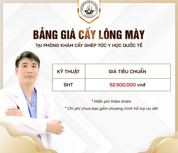 kết quả cấy lông mày tự thân
