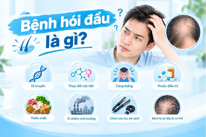 bệnh hói đầu là gì 