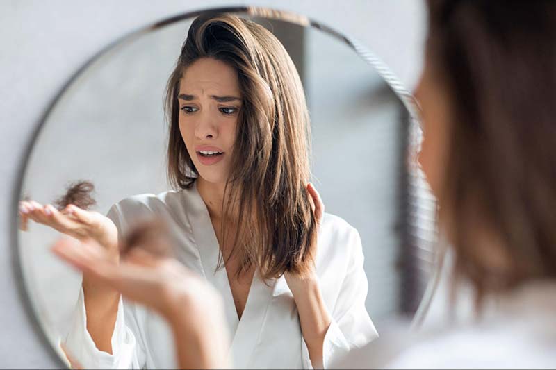 rụng tóc do stress