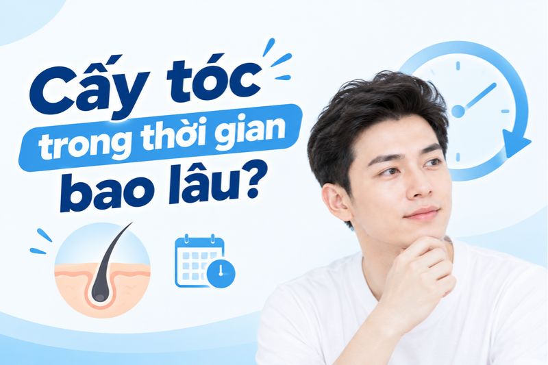 cấy tóc trong thời gian bao lâu