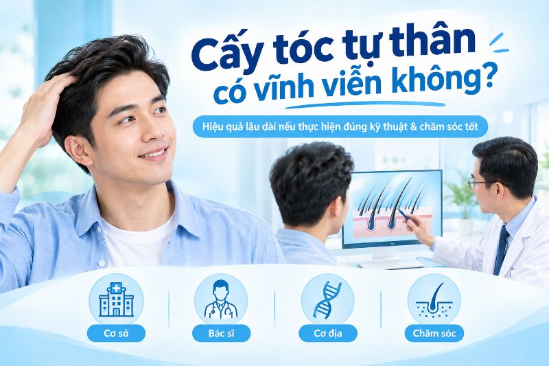 cấy tóc tự thân có vĩnh viễn không