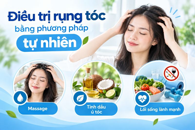 điều trị rụng tóc bằng phương pháp tự nhiên