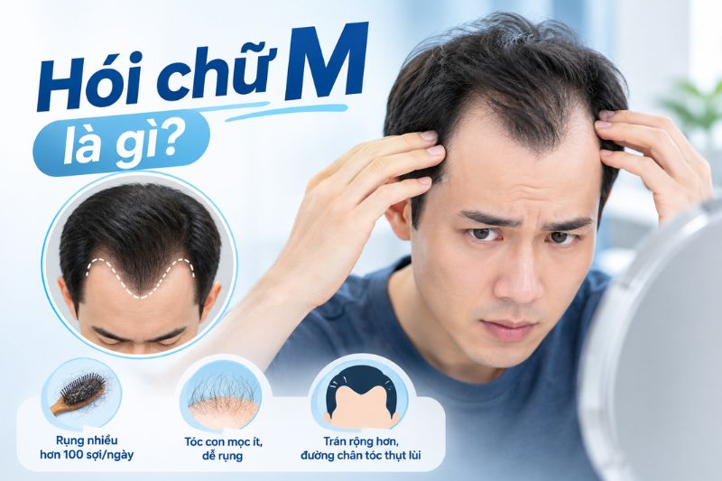 hói chữ m là gì 