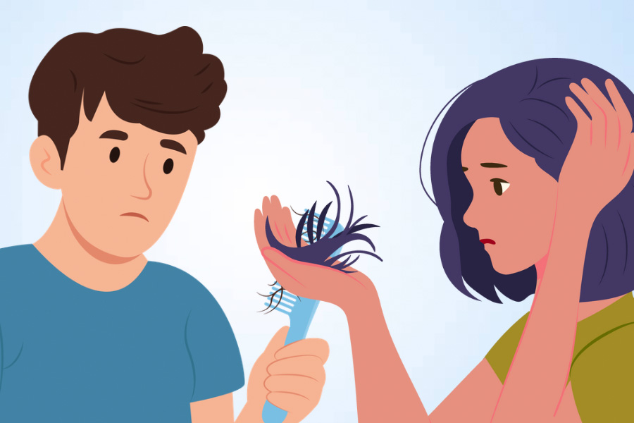 hói đầu do di truyền 