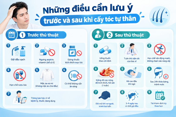 những lưu ý sau cấy tpcs